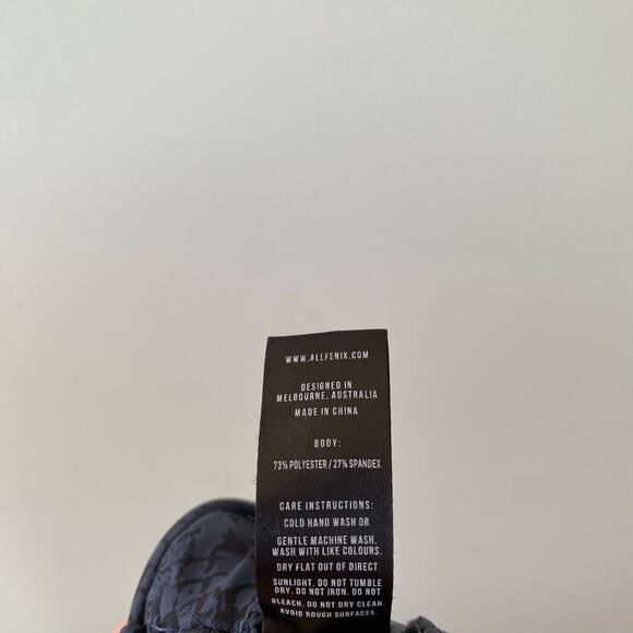 ALLFENIX Navy Longline High Neck Snake Print Sports Bra Size Large - Picture 6 of 8